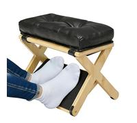 Generico Under Desk Footrest - Wooden Double-Layer Non-Slip Ergonomic Stool, Under Desk Office Footrest For Home Dorm Office Apartment Study Bedroom, Ergonomic Angled Foot Support For Improved