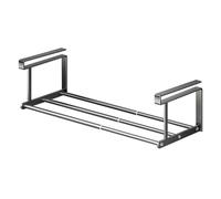 Generico Under Shelf Basket - Heavy Duty Non Slip Telescopic Shelves for Kitchen and Bathroom, Adjustable Rack Tray with Durable Construction, Storage Organizer for Sink Locker Vanity Closet Counter
