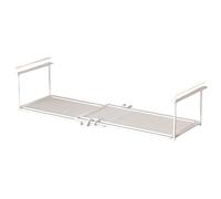 Generico Under Shelf Organizer - Iron 30-60cm Adjustable | Extendable Space-Saving Rack Under Cabinet Shelf Basket | For Home Kitchen Cupboard Pantry Bathroom Closet Bedroom