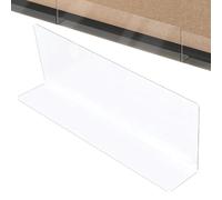 Generico Under Sofa Blocker, Clear Furniture Barrier Stopboard, Prevents Items from Rolling Under Furniture, Adjustable Toy Pet Stopper for Couch, Bed, Cabinets, in Living Room and Bedroom