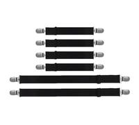 Generico Under Table Cloth Clip - Camping Cloth Holder Strap - Adjustable Picnic Tablecloth Clip, 6Pcs Tablecloth Bed Çlip Strap for Thick Tables, Party, Restaurant, Bedsheet