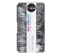 Generico unghie su unghie - set di unghie a, forma di manicomio a forma di, forniture per manicure, 120 chiodi acrilici rimovibili a copertura completa, per appassionati di manicure,