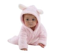Generico Unisex Bambino Inverno Pagliaccetto Jumpsuit Tute da neve Bambini con Cappuccio Invernale Addensare Caldo Flanella Fleece Footed Pram Tuta per Bambine e Kids