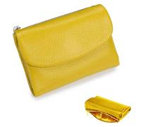 Generico Unisex Leather Wallet,Genuine Leather Coin Purse with Credit Card Holder,Coin Holder & Cash Slots,Small Compact Bifold Pocket Purse (06)