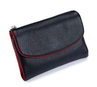 Generico Unisex Pebble Leather Wallet,2025 New Mini Wallet for Woman,Full Grain Leather Coin Purse with Credit Card Holder,Women (Burgundy)