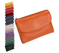 Generico Unisex Pebble Leather Wallet, Cute Small Wallets For For Men And Women, 5.3in Leather Coin Card Holder With Card Slots, Coin Pocket & Cash Storage, Small Compact Pocket Purse Multicolor (B)