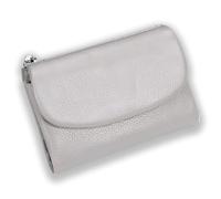 Generico Unisex Pebble Leather Wallet, Small Compact Bifold Pocket Purse with Credit Card Holder, Genuine Leather Coin Purse (06)