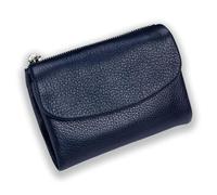 Generico Unisex Pebble Leather Wallet, Small Compact Bifold Pocket Purse with Credit Card Holder, Genuine Leather Coin Purse (11)