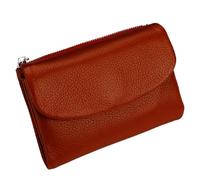 Generico Unisex Pebble Leather Wallet, Small Full Grain Coin Purse, Small Leather Wallets, with Credit Card Holder, Cash Slot, Unisex Clutch Bags (S)