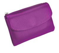 Generico Unisex Pebble Leather Wallet, Small Full Grain Coin Purse, Small Leather Wallets, with Credit Card Holder, Cash Slot, Unisex Clutch Bags (U)