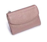 Generico Unisex Pebble Leather Wallet, Unisex Soft Pebble Leather Wallet, women Clutch Bags, Can Hold Coins, Id Cards (pink)