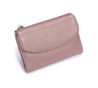 Generico Unisex Pebble Real Leather RFID Wallet, Unisex Pebble Leather Wallet, Zipper Wallets for Men, Short GenuineLeather Purse for Coins and Cards, Small Compact Bifold Pocket Purse (One-11)