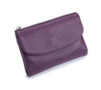 Generico Unisex Pebble Real Leather RFID Wallet, Unisex Pebble Leather Wallet, Zipper Wallets for Men, Short GenuineLeather Purse for Coins and Cards, Small Compact Bifold Pocket Purse (One-13)