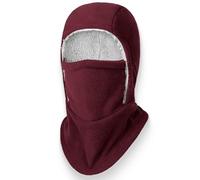 Generico Unisex Windproof & Warm Balaclava, 3-in-1 Thermal Fleece Winter Hat & Face Mask for Skiing, Hiking & Outdoor Activities (Red)