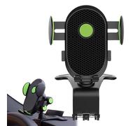 Generico Universal Car Phone Mount, Dashboard Phone Holder Stand, 1200 Rotatable Adjustable Clip On Design With Secure Grip, Auto Accessory Navigation Holder For SUV RV Sedan Vehicle Interior Use