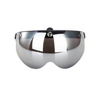 Generico Universal Motorcycles Retro Pilot-Style Standard 3 Snap-Button Visors Up Down Open Face Helmet Wind Shield Durable