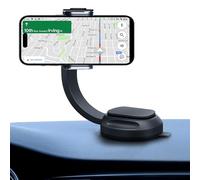 Generico Universal Supporto per auto con Regolabile Lungo Braccio - Parabrezza Pannello di controllo Monte 360° cellulare Stand - uno Clicca Rilascio Aspirazione Supporto per cellulare, 4.7”-7.2”