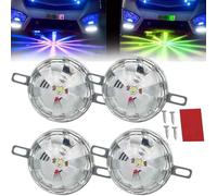 Generico Universal Waterproof LED Chassis Lights, Colorful 18 modes Flash Truck Chassis Lights, 9-36v Function LED Watermelon Light Indicator Side Marker Signal Light for All Trucks