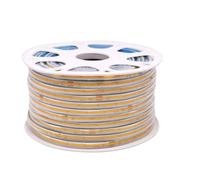Generico UNIVERSO BOBINA 100 METRI STRIP LED COB 220V MONOCOLORE 10W/M 1000LM/M DA ESTERNO IP65-3000K 4000K 6500K (BIANCO NATURALE)