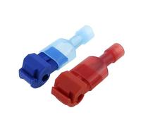 Generico UNIVERSO CONFEZIONE 20 PEZZI CONNETTORE DI GIUNZIONE RUBACORRENTE ISOLATO PER CAVI DA 0.5mm² A 1.0mm² E 0.75mm² A 2.5mm²