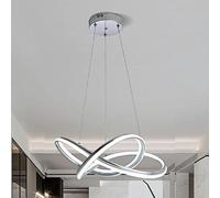 Generico UNIVERSO LAMPADARIO LAMPADA LED MODERNO INTRECCIATO A SOSPENSIONE 60 WATT LUCE BIANCO NATURALE 400K LUCE BIANCO FREDDO 6500K (Bianco Freddo)