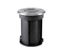 Generico UNIVERSO SEGNAPASSO PORTALAMPADA DA INTERRAMENTO CALPESTABILE CON LAMPADA GU10 5W IP65 (BIANCO FREDDO)