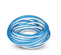 Generico UNIVERSO STRISCIA STRIP LED NEON FLEX 5 METRI DC 12V IMPERMEABILE DA ESTERNO IP65 MODELLABILE COLORI ASSORTITI (CELESTE)