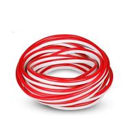 Generico UNIVERSO STRISCIA STRIP LED NEON FLEX 5 METRI DC 12V IMPERMEABILE DA ESTERNO IP65 MODELLABILE COLORI ASSORTITI (ROSSO)