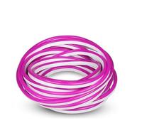 Generico UNIVERSO STRISCIA STRIP LED NEON FLEX 5 METRI DC 12V IMPERMEABILE DA ESTERNO IP65 MODELLABILE COLORI ASSORTITI (FUXIA)
