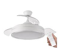 Generico UNIVERSO VENTILATORE DA SOFFITTO 30W CON LAMPADA LED 40W 3IN1 CHANGING COLOR E TELECOMANDO