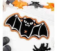 Generico Unwelcome Bat Door Mat, Front Door Mat Gift Unwelcome Bat Halloween,Gothic Rug for Non-Slip Doormat for Holiday Outdoor Indoor Decor (B, 50 * 80 cm)