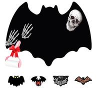 Generico Unwelcome Bat Door Mat,Gothic Bath Rug,Halloween Funny Pattern Doormat,Spooky New Home Closing Housewarming Gift for Kitchen,Bedroom,Holiday,Outdoor,Indoor Decor