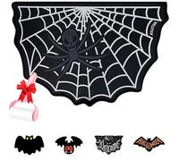 Generico Unwelcome Bat Door Mat,Gothic Bath Rug,Halloween Funny Pattern Doormat,Spooky New Home Closing Housewarming Gift for Kitchen,Bedroom,Holiday,Outdoor,Indoor Decor