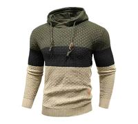 Generico Uomo Felpa con Cappuccio Traspirante Sportiva Felpe Zip da a Maniche Lunghe Giacca Lavora Senza Top Primavera Eleganti Pullover Tops Hoodie Morbido Capo Basic per Autunno