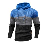 Generico Uomo Felpa con Cappuccio Traspirante Sportiva Felpe Zip da a Maniche Lunghe Giacca Lavora Senza Top Primavera Eleganti Pullover Tops Hoodie Morbido Capo Basic per Autunno
