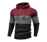 Generico Uomo Felpa con Cappuccio Traspirante Sportiva Felpe Zip da a Maniche Lunghe Giacca Lavora Senza Top Primavera Eleganti Pullover Tops Hoodie Morbido Capo Basic per Autunno
