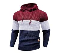 Generico Uomo Felpa con Cappuccio Traspirante Sportiva Felpe Zip da a Maniche Lunghe Giacca Lavora Senza Top Primavera Eleganti Pullover Tops Hoodie Morbido Capo Basic per Autunno