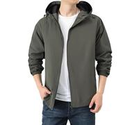 Generico Uomo Giubbotto Caldo Moto Stile Vintage in Pile Fodera Giacca Cappotto con Cappuccio Ripiegabile Manica Lunga Antivento Costume Uniforme Carnevale