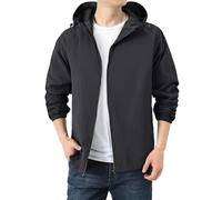 Generico Uomo Giubbotto Caldo Moto Stile Vintage in Pile Fodera Giacca Cappotto con Cappuccio Ripiegabile Manica Lunga Antivento Costume Uniforme Carnevale
