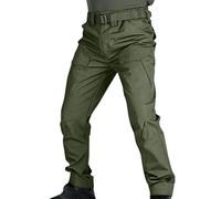 Generico Uomo Pantaloni Cargo,Pantaloni da Lavoro in Softshell Slim Fit Jogging Hip Hop Gamba Larga Taglie Forti Leggero Elastico Trekking Pantalone per All'aperto