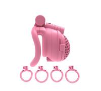 Generico Uomo Portatile Rimovibile Fitness Gabbia di Protezione - Hollow out Design con 4 moschettoni -IThlZ42 (Rosa, Arco)