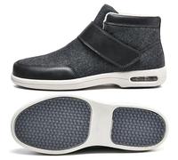 Generico Uomo Scarpe Ortopedica Pantofole Diabetiche Pollice Valgo Calzature Pantofola Antipressione per Artrite Edema Piedi SlippersPantofole Casual Ortopediche Leggere(Gray,43 EU)