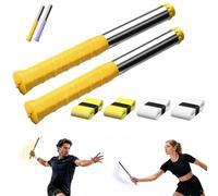 Generico Upgraded Adjustable Intensity Badminton Swing Trainer, Adjustable Magnetic Swing Trainer with Sound Feedback for Wrist Arm Strength Training, Smash Technique Practice