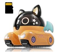 Generico Upgraded - Blinky Bot Camera,Blinky Bot Robot,Patrol Bot on Wheels with 2-Way Talk,with 16/32/64/128G Memory Card,Smart App Control for Cats/Dogs/Baby/Elderly (Orange,32G Memory Card)