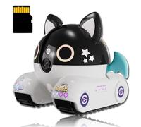 Generico Upgraded - Blinky Bot Camera,Blinky Bot Robot,Patrol Bot on Wheels with 2-Way Talk,with 16/32/64/128G Memory Card,Smart App Control for Cats/Dogs/Baby/Elderly (White,16G Memory Card)