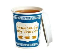 Generico Urban Ceramic Cup, Portable Beverage Holder, Lifestyle Dinnerware with Design, Home Utility with Comfort, 3.94 * 3.9 * 3.3 * 2.5in Catering Supply, Aesthetic Coffee Vessel for Daily Living
