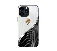 Generico Urgalaxy Personalized Dragon Compatible with Glass Phone Case, Full Coverage Anti Drop Phone Case for iPhone 11/12/13/14/15/16 Series (White,for 14)