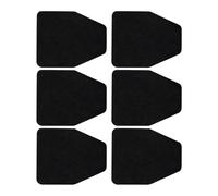 Generico Urinal Floor Mat, 6 Piece Washroom Rubber Mat, Highly Absorbent Pads, Rubber Urinal Floor Mats for Hygiene and Safety Public Restroom Hospital Airport Stadium Mall Bar Hotel Restauran