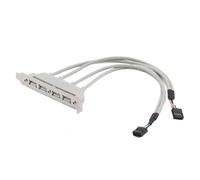 Generico USB 2.0 Motherboard-Verlängerungskabel Port USB Frontpanel Header Erweiterung, Interner Hub Panel Mount Kabel, 9-Pin Mainboard Auf Buchse, 480 Mbit/s Hochgeschwindigkeit PC Zubehör