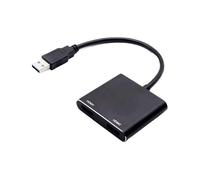 Generico Usb Adapter, Hd Connector, Display Converter, Plug and Play Setup, High Resolution Signal Transfer, TV Laptop Desktop Presentation Use, 7x2x1 Inches Silver Single Piece